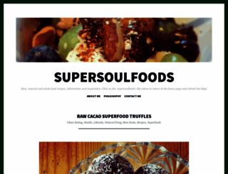 supersoulfoods.wordpress.com screenshot