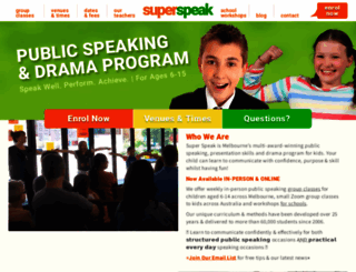superspeak.com.au screenshot