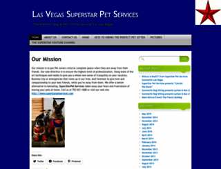 superstarpetservices.wordpress.com screenshot