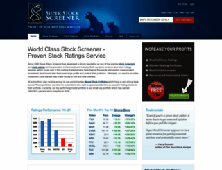 superstockscreener.com screenshot