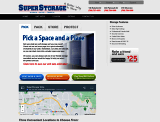 superstoragevista.com screenshot