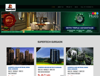 supertechgurgaon.com screenshot