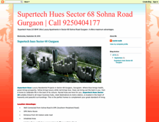 supertechhuessec68gurgaon.blogspot.in screenshot