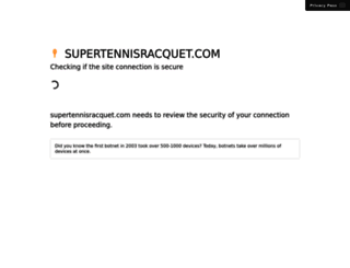 supertennisracquet.com screenshot