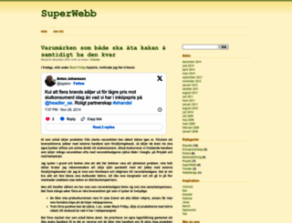superwebb.se screenshot