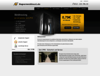 superwebhost.de screenshot