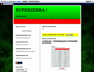 superzebradaloteca.blogspot.com.br screenshot
