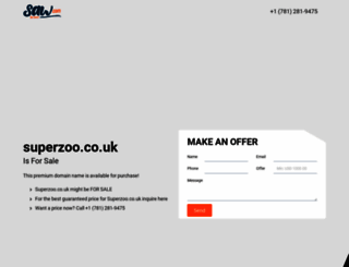 superzoo.co.uk screenshot