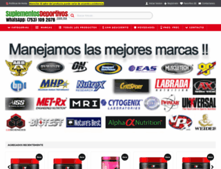 suplementosdeportivos.com.mx screenshot