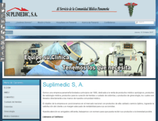suplimedic.com.pa screenshot