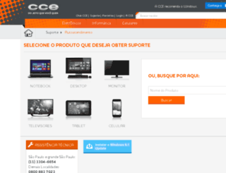 suporte.cce.com.br screenshot