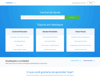 suporte.contaazul.com screenshot