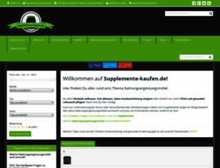 supplemente-kaufen.de screenshot