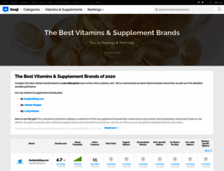 supplements.knoji.com screenshot