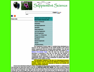 supplementscience.org screenshot