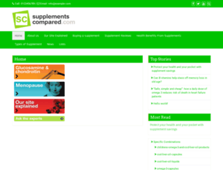 supplementscompared.com screenshot