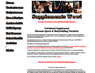 supplementswow.com screenshot