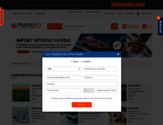 supplier.tradekey.com screenshot