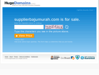 supplierbajumurah.com screenshot
