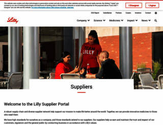 supplierportal.lilly.com screenshot