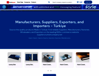 suppliers.turkishcompany.net screenshot