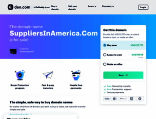 suppliersinamerica.com screenshot