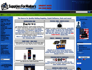 suppliesformailers.com screenshot