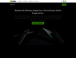 support-shield.nvidia.fr screenshot