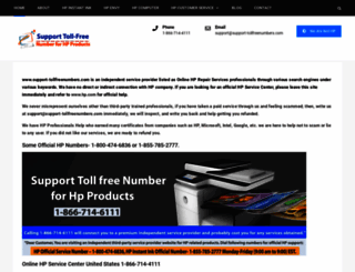 support-tollfreenumbers.com screenshot