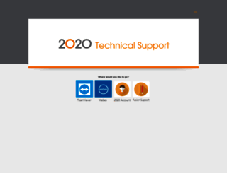 support.2020.net screenshot