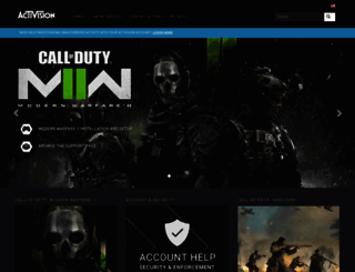 support.activision.com screenshot