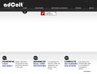 support.adcolt.com screenshot