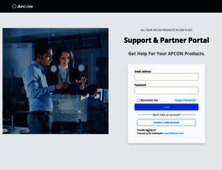 support.apcon.com screenshot