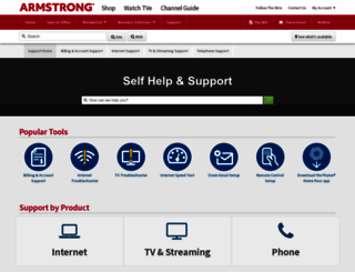 support.armstrongonewire.com screenshot