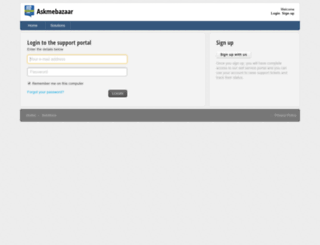 support.askmebazaar.com screenshot