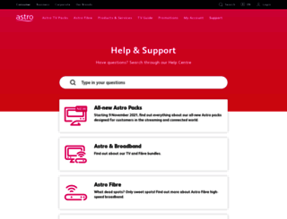 support.astro.com.my screenshot