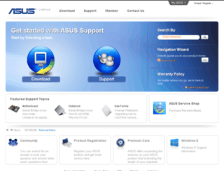 support.asus.com.cn screenshot