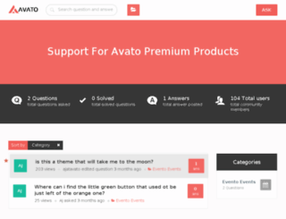 support.ava.to screenshot