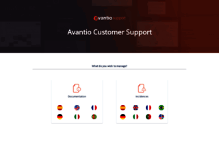 support.avantio.com screenshot