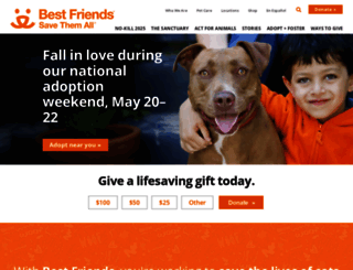 support.bestfriends.org screenshot