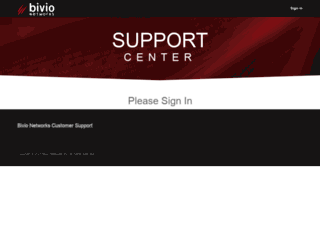 support.bivio.net screenshot