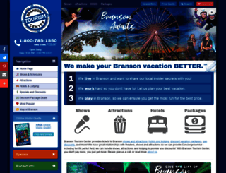 support.bransontourismcenter.com screenshot