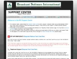 support.bsiusa.com screenshot