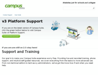 support.campusuite.com screenshot