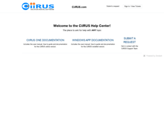support.ciirus.com screenshot