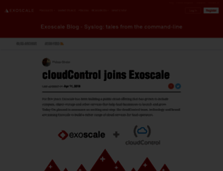 support.cloudcontrol.com screenshot