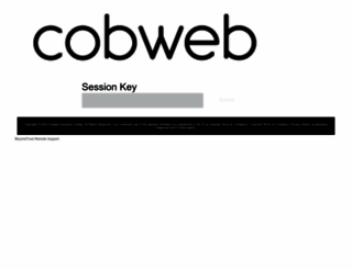 support.cobweb.com screenshot