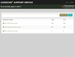support.codestarlive.com screenshot