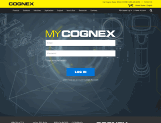 support.cognex.com screenshot
