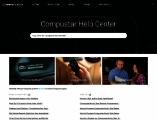 support.compustar.com screenshot